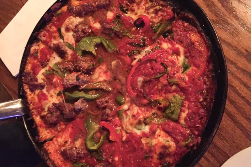 Pequod's Deep Dish pizza Chicago