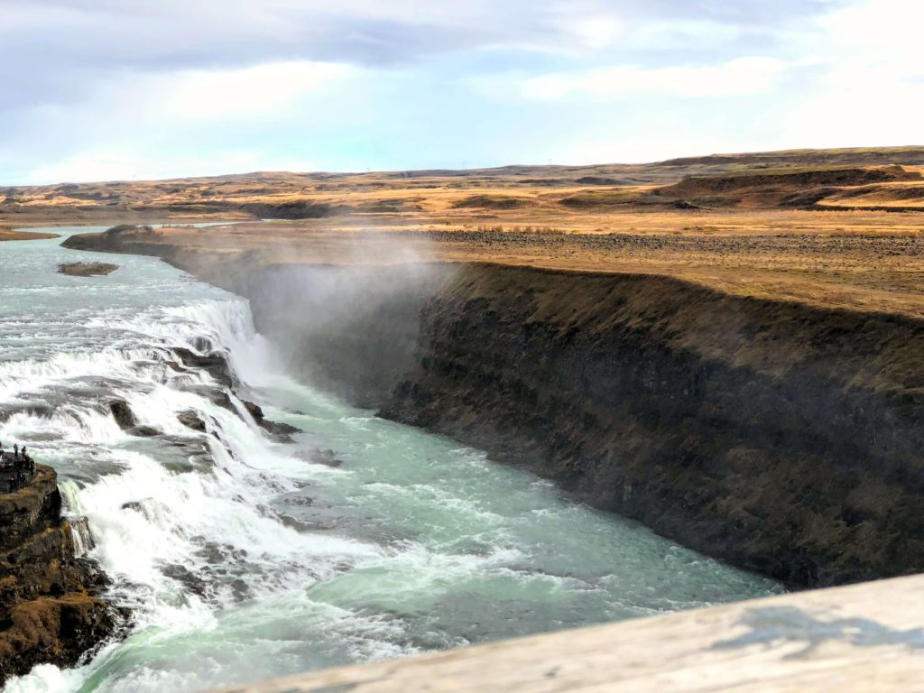 Golden Circle Iceland Gulfoss Waterfall Iceland in October