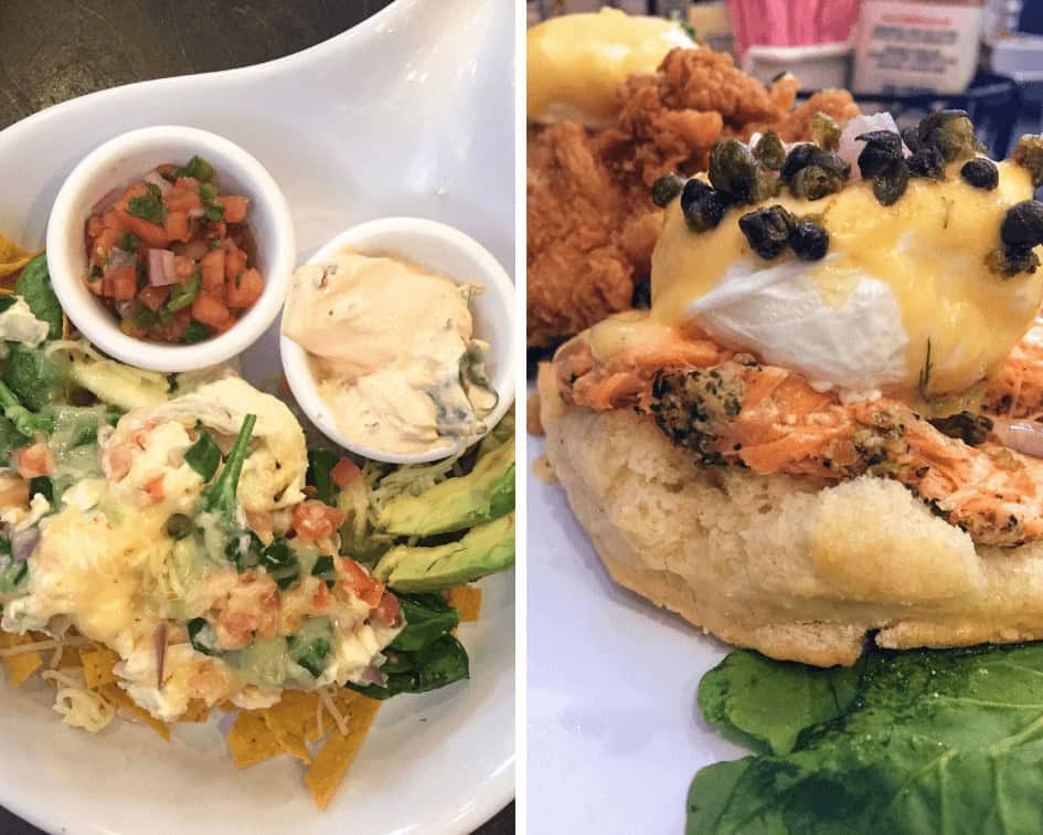New Orleans bachelorette party brunch at Ruby Slipper Cafe