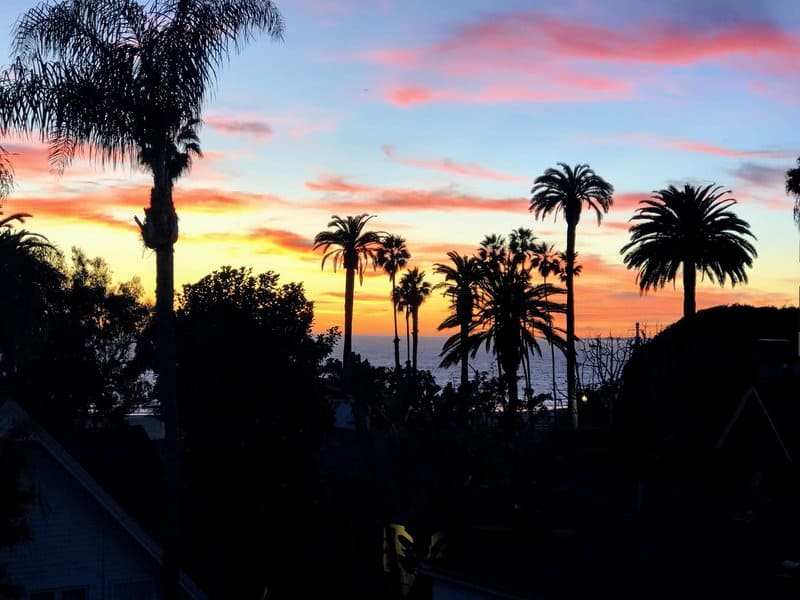 Santa Monica Sunset solo LA travel