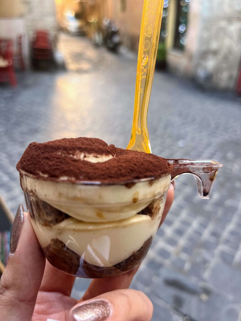 foodie guide to rome tiramisu