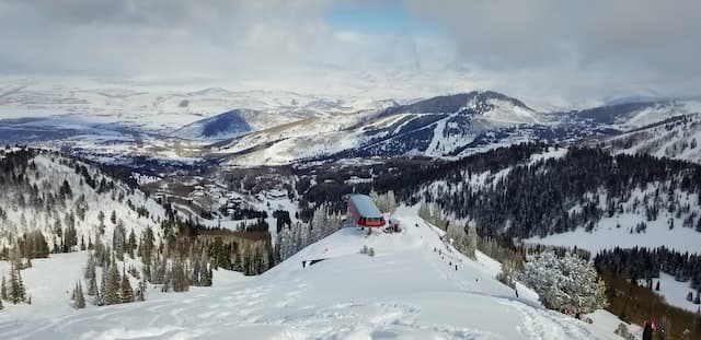 Park City mountains in winter