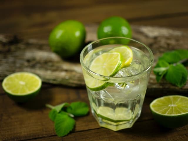 mojito with limes