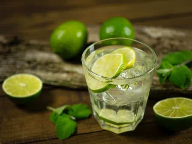 mojito with limes