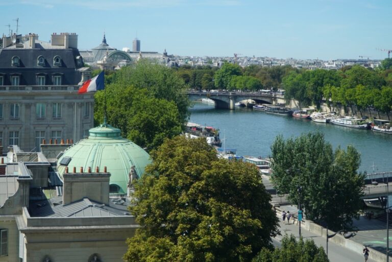 view of Paris and Seine