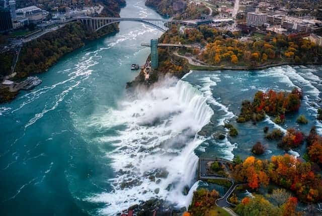 Niagara Falls in autumn