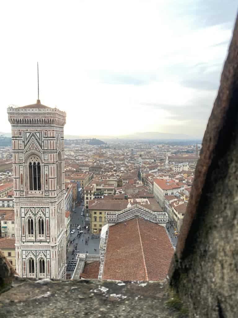 view from top of the Duomo in Florence