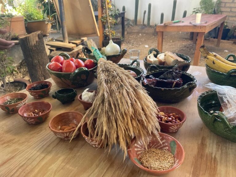ingredients for Oaxaca cooking classes