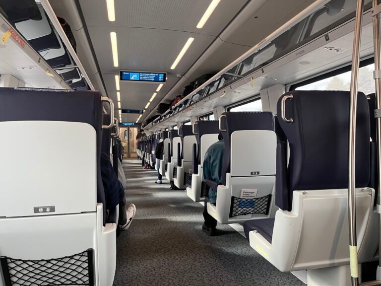 Chicago to Ann Arbor train amtrak seats