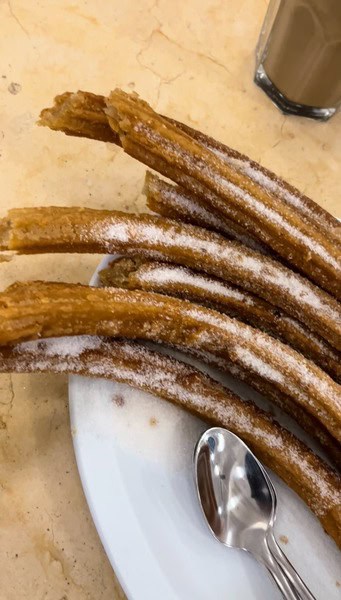 plate of churros