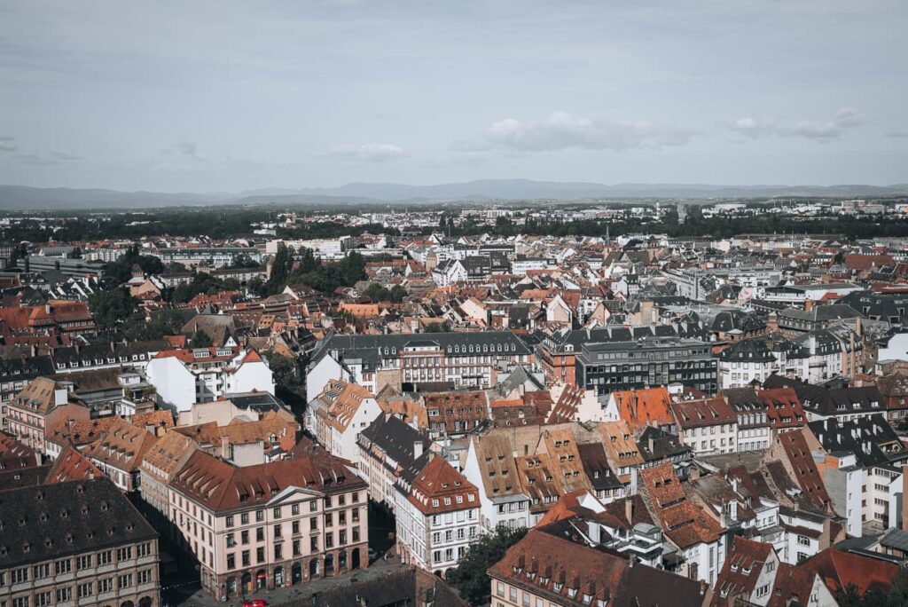 Beautiful View from the Strasbourg Cathedral