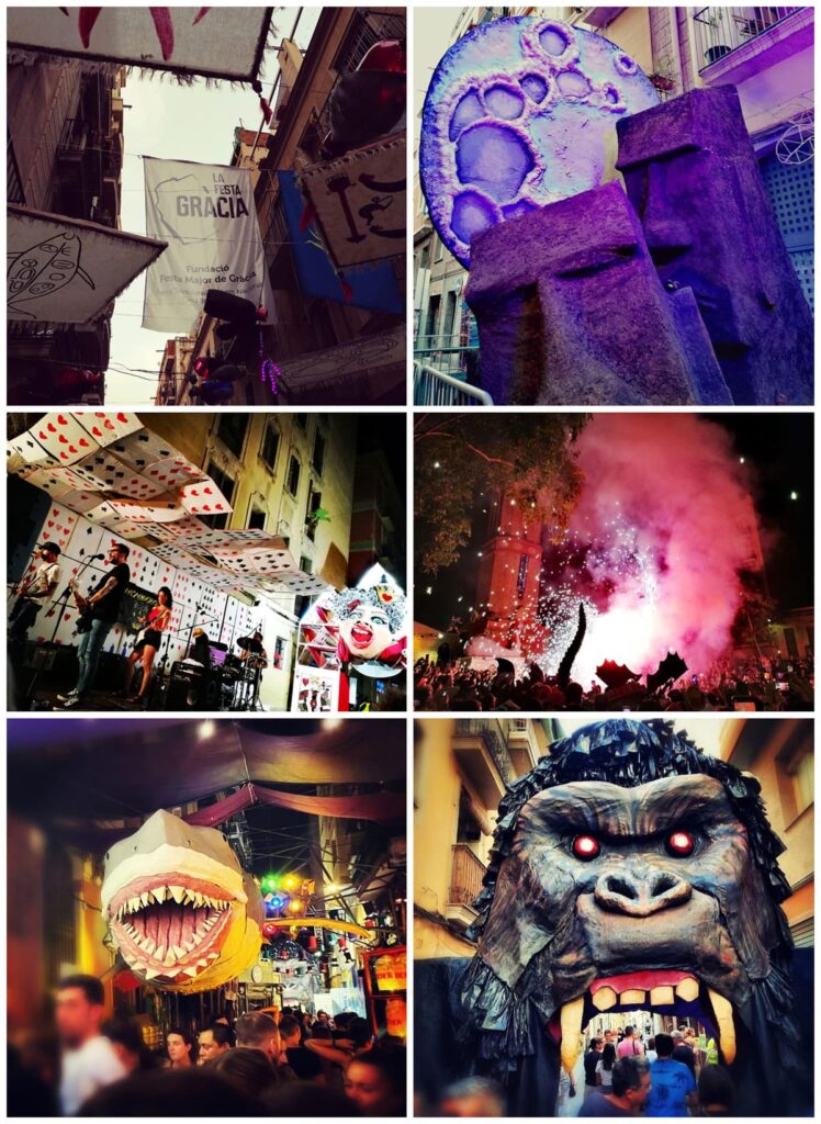 GraciaFestaMajor is a local event and a non touristy thing to do in Barcelona