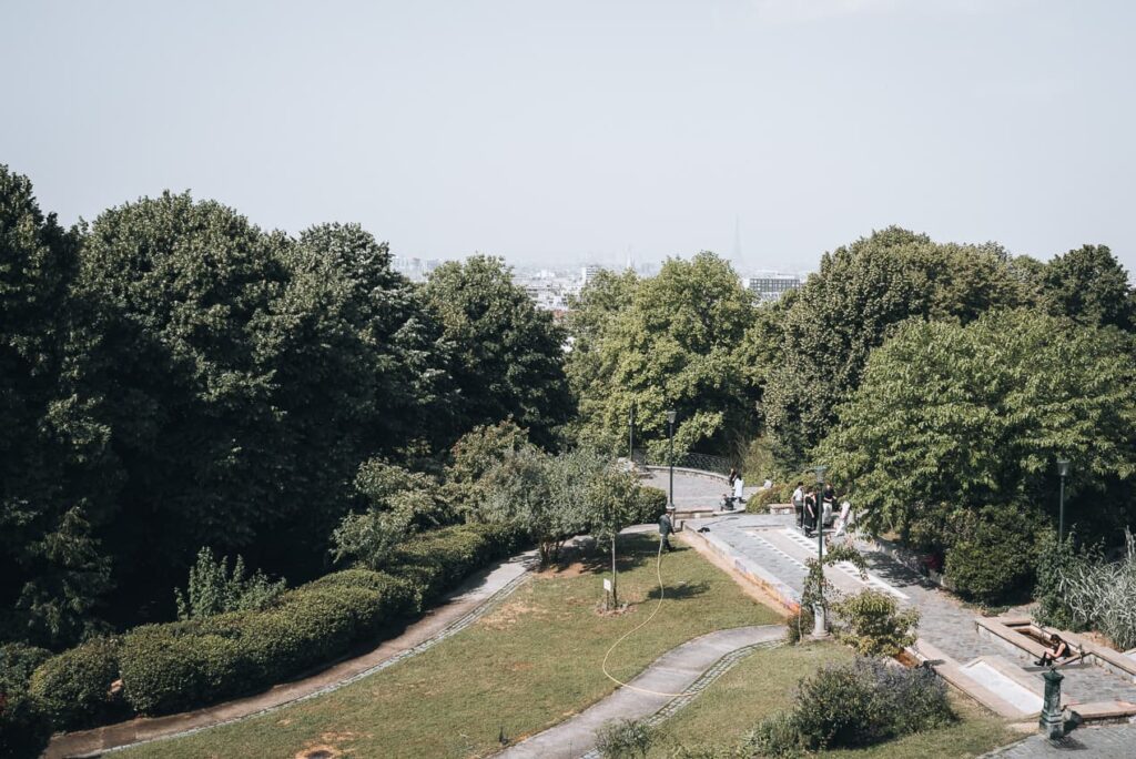 View from Belvédère de Belleville 