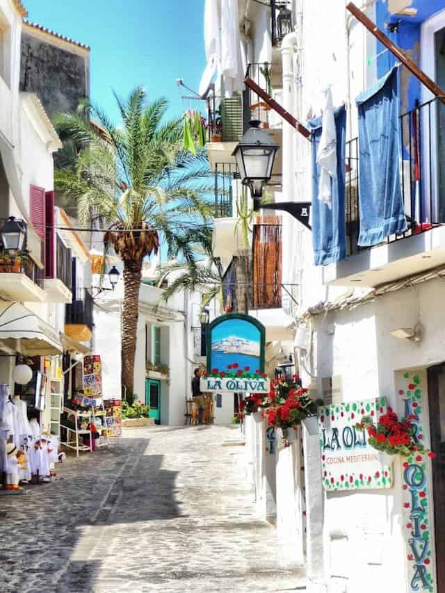 Ibiza town street