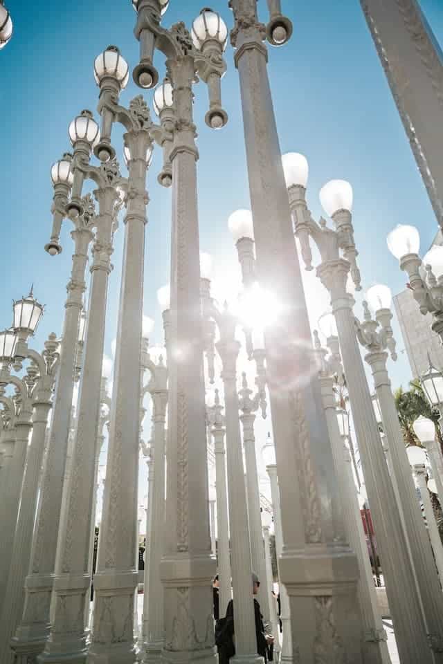 LACMA light post