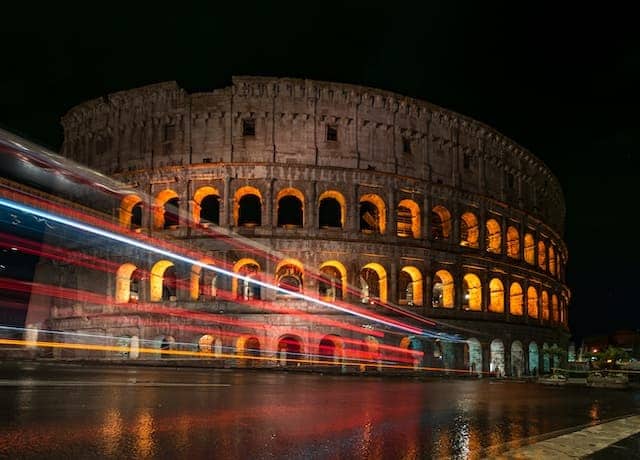 colosseum at night tours in Rome