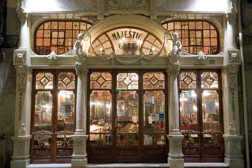 Majestic Cafe in Porto Portugal