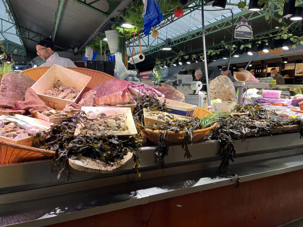 Food market in Paris