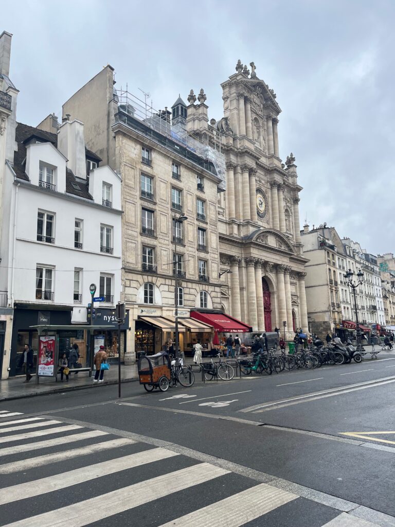 Le Marais neighborhood in Paris