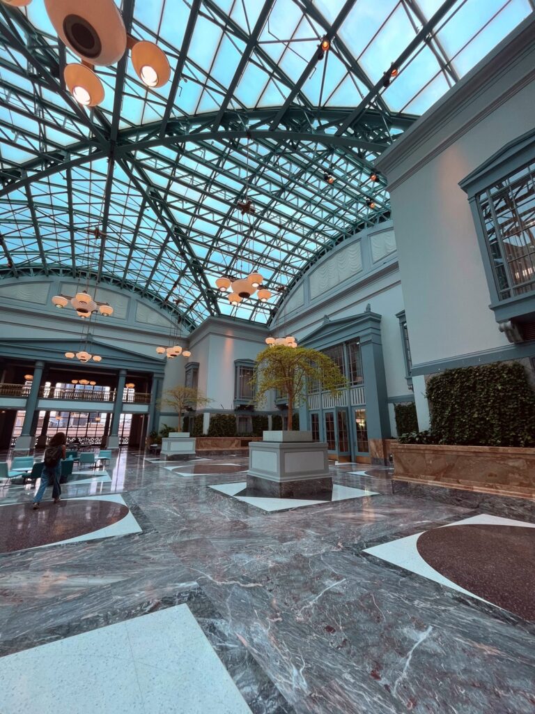 interior of Harold Washington Library in Chicago